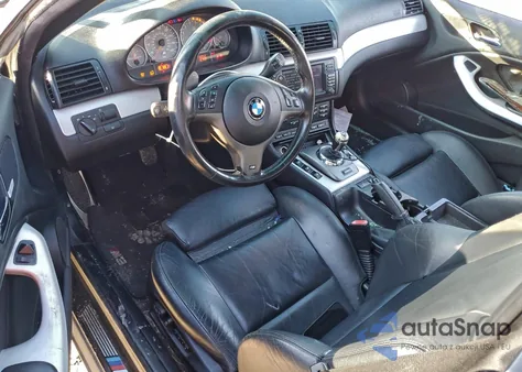 2004 BMW M3 z USA, uszkodzony, nr VIN WBSBR93454PK05143